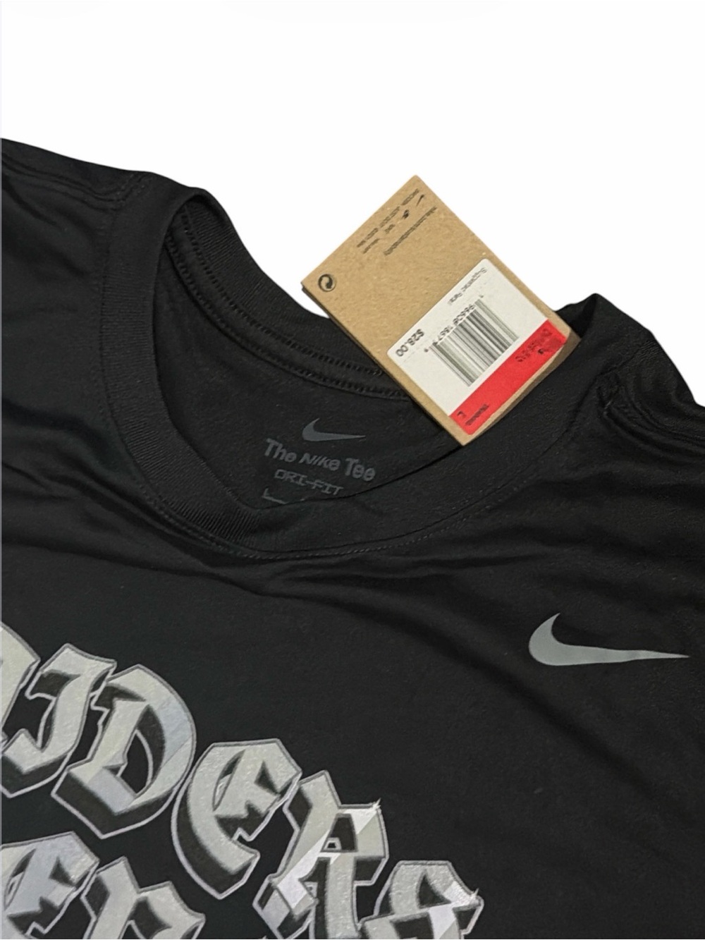 Nike Las Vegas Raiders Strength Training Tee Men’s Black Dri-FIT - Picture 3 of 3